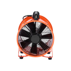 Portable Ventilator, 254mm/10inch Heavy Duty Cylinder Fan with 10m Duct Hose, 300W Strong Shop Exhaust Blower 1720CFM, Industrial Utility Blower for Sucking Dust, Smoke, Smoke Home/Workplace