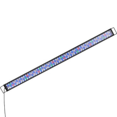 Aquarium Light, 48W Full Spectrum Fish Tank Light with 24/7 Natural Mode, Adjustable Timer & 5-Level Brightness, with Aluminum Alloy Shell Extendable Brackets for 48"-54" Freshwater Planted Tank