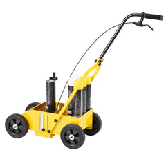 Striping Line Marking Machine, 610 x 330 x 900 mm, 4-Wheel, Heavy Duty Striping Line Machine with 56-102 mm Adjustable Width, Make Clear Edge Line for Roads, Parking Lots, Sports Field, Yellow