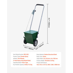 Dry Line Marker 2-Wheel 50 or 100 mm Lines Heavy Duty Steel Chalker 11.3kg