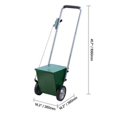Dry Line Marker 2-Wheel 50 or 100 mm Lines Heavy Duty Steel Chalker 11.3kg