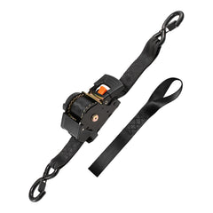 Retractable Ratchet Straps, 50.8 mm x 3 m, Tie Down Straps with S Hooks, 1375 kg Break Strength, 2 Soft Loops, Tie Down Ratcheting for Moving, Trailers, Motorcycles, Kayaks, Car Roof, 2 Pack