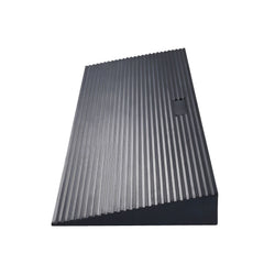 4 cm Rise Cuttable Threshold Ramp for Sweeping Robot, 90 cm Wide Natural Rubber Wheelchair Ramp, Non-Slip Solid Rubber Ramp with Double-Sided Tape for Doorways, Driveways, Bathroom, Smooth Tile