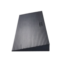 4 cm Rise Cuttable Threshold Ramp for Sweeping Robot, 90 cm Wide Natural Rubber Wheelchair Ramp, Non-Slip Solid Rubber Ramp with Double-Sided Tape for Doorways, Driveways, Bathroom, Smooth Tile