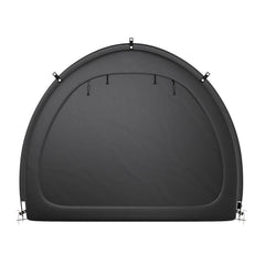 Bike Storage Tent, 4 to 5 Bikes, Outdoor Spacious Bike Storage Tent with Ventilated Window, Waterproof Fan-Shaped Bike Tent with High Strength Fiberglass & Double Door, Fit for Bicycle