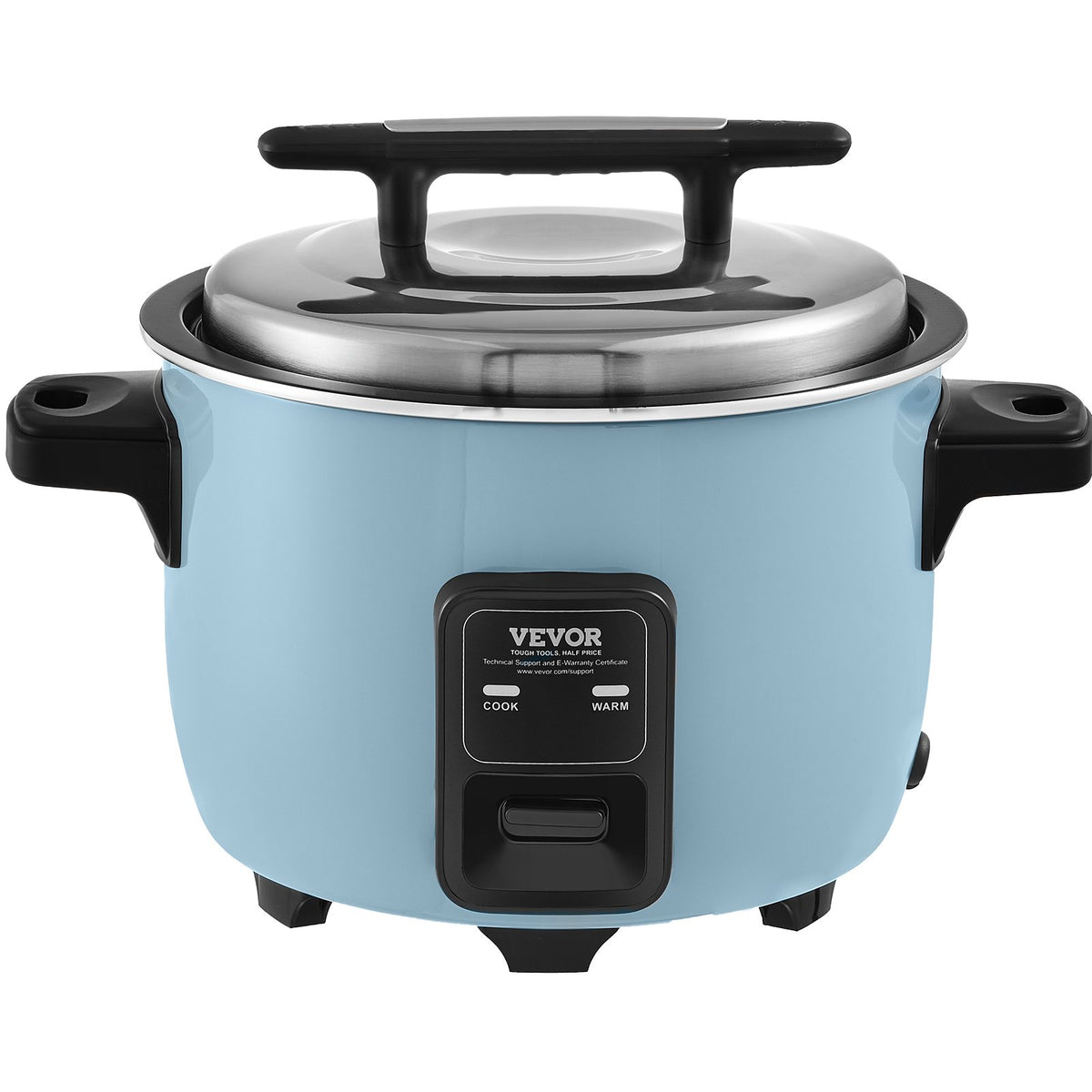 Commercial Rice Cooker, 60-Cup Rice Cooker, 13 Liter Large Rice Cooker and Warmer with Nonstick Inner Pot, Fast Cooking and 24-Hour Keep Warm, with Rice Cup and Paddle, for Restaurant