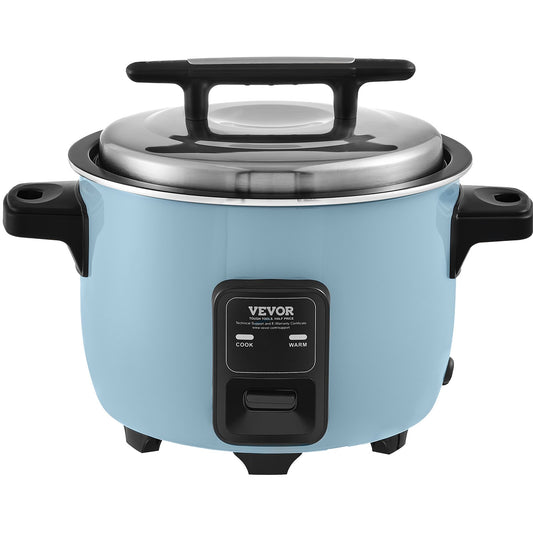 Commercial Rice Cooker, 60-Cup Rice Cooker, 13 Liter Large Rice Cooker and Warmer with Nonstick Inner Pot, Fast Cooking and 24-Hour Keep Warm, with Rice Cup and Paddle, for Restaurant