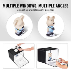 Photo Studio Light Box 3000-5600K Adjustable 3 Color Temperatures,41 x 30 x 30.5cm