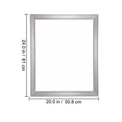 Screen Printing Kit, 6 Pieces Aluminum Silk Screen Printing Frames, 20x24inch Silk Screen Printing Frame with 160 Count Mesh, High Tension Nylon Mesh and Sealing Tape for T-shirts DIY Printing