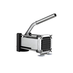French Fry Cutter, Potato Slicer with 1/2-Inch and 3/8-Inch Stainless Steel Blades, Manual Potato Cutter Chopper with Suction Cups, Great for Potato, French Fries, Cucumber, Vegetables, Carrot