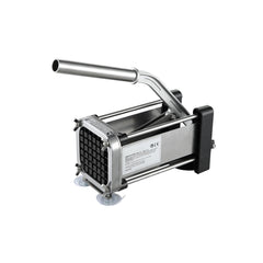 French Fry Cutter, Potato Slicer with 1/2-Inch and 3/8-Inch Stainless Steel Blades, Manual Potato Cutter Chopper with Suction Cups, Great for Potato, French Fries, Cucumber, Vegetables, Carrot