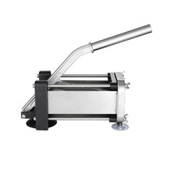 French Fry Cutter, Potato Slicer with 1/2-Inch and 3/8-Inch Stainless Steel Blades, Manual Potato Cutter Chopper with Suction Cups, Great for Potato, French Fries, Cucumber, Vegetables, Carrot