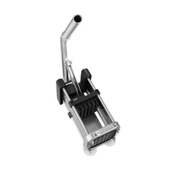 French Fry Cutter, Potato Slicer with 1/2-Inch and 3/8-Inch Stainless Steel Blades, Manual Potato Cutter Chopper with Suction Cups, Great for Potato, French Fries, Cucumber, Vegetables, Carrot