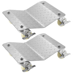 2 Pcs Tire Wheel Dollies 12"X16" Platform Size Wheel Car Dolly 3" Caster Wheel Dolly for Vehicle Car Auto Repair (2 Pcs)
