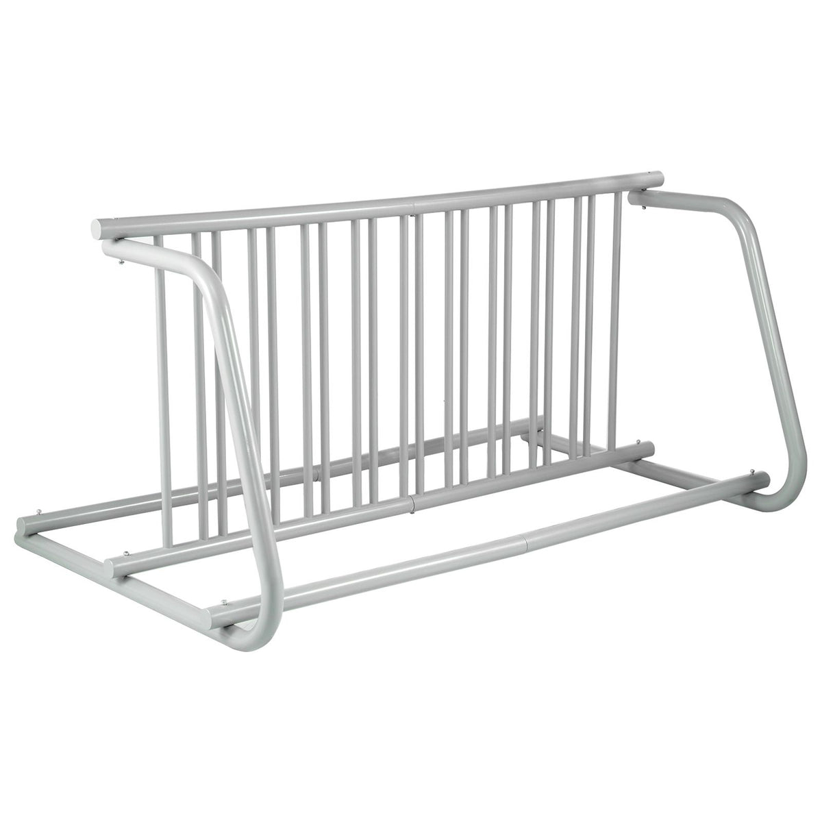 10 Holders Floor Bike Rack, 59" Length All-Steel Grid Bike Rack, 10-Bike Capacity Dual-Side Storage Stand for Garages Streets Yards Bike Events