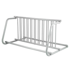 10 Holders Floor Bike Rack, 59" Length All-Steel Grid Bike Rack, 10-Bike Capacity Dual-Side Storage Stand for Garages Streets Yards Bike Events