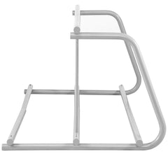 10 Holders Floor Bike Rack, 59" Length All-Steel Grid Bike Rack, 10-Bike Capacity Dual-Side Storage Stand for Garages Streets Yards Bike Events