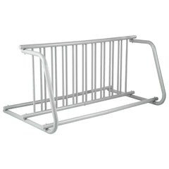 10 Holders Floor Bike Rack, 59" Length All-Steel Grid Bike Rack, 10-Bike Capacity Dual-Side Storage Stand for Garages Streets Yards Bike Events