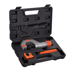 3PCS Tubing Cutter Set, 3/16"-2" O.D. Copper Pipe Cutter, 1/8"-7/8" O.D. Mini Tube Cutter and Deburring Tool, Heavy Duty Pipe Cutter Set for Copper, Aluminum, Stainless Steel, Plastic Pipes