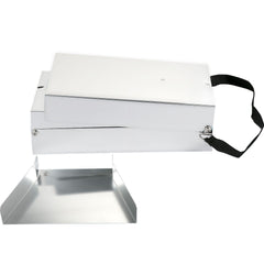 Folding Aluminum Alloy Sluice Box, Compact 50" Sluice Boxes for Gold, Lightweight Gold Sluice Equipment, Portable Sluice Boxes with Miner's Moss, River, Creek, Gold Panning, Prospecting, Dredg