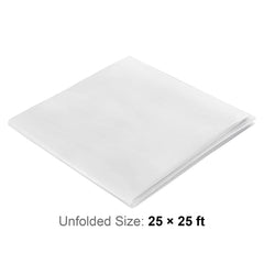 Greenhouse Plastic Sheeting 7.6 x 7.6 m, 6 Mil Thickness Clear Greenhouse Film, Polyethylene Film 4 Year UV Resistant, for Gardening, Farming, Agriculture, Garden