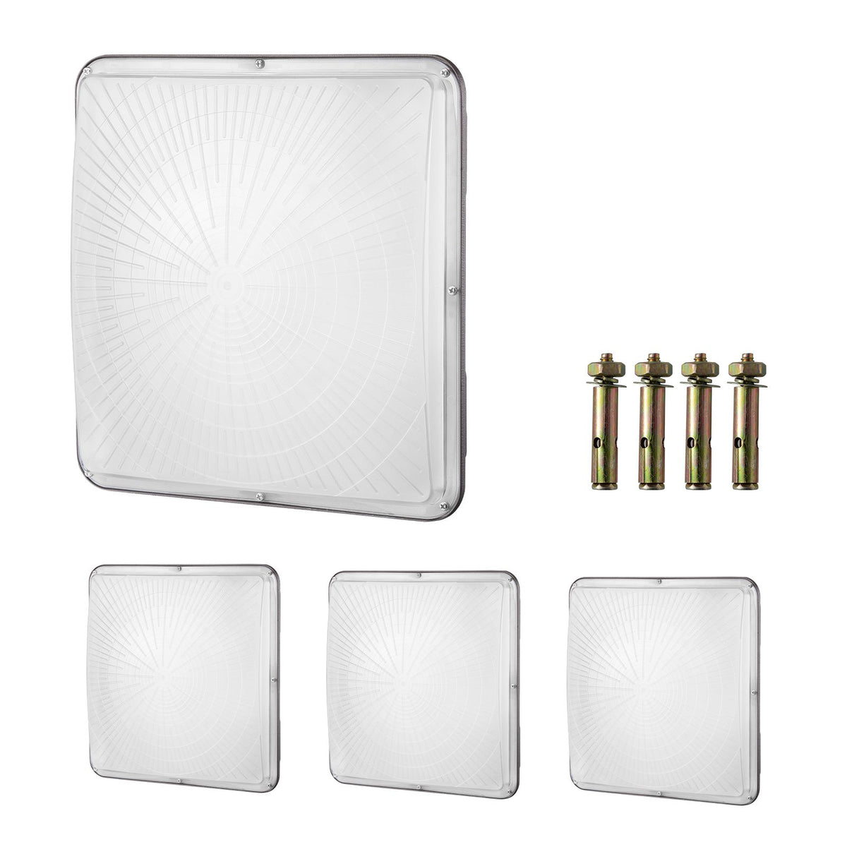 4 PCS LED Canopy Light 150W 16500LM 5000K Daylight Outdoor Canopy Lighting