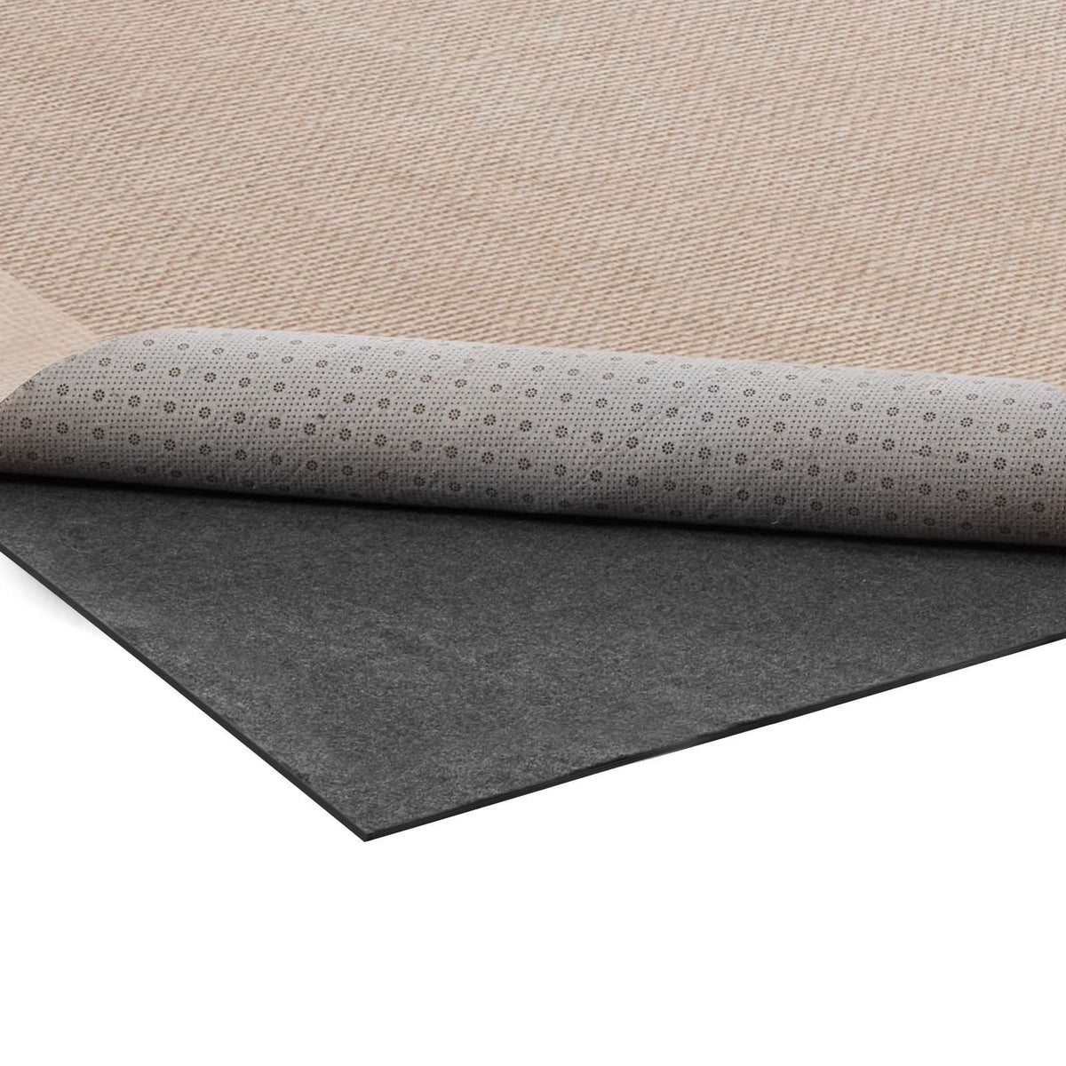 Rug Pad 2.44 x 3.05 m, Non-slip Carpet Area Pad, Rug Mat Padding with Dual Surface Felt Cushion & Rubber Gripper, Hardwood Floor Protection for All Floors, Finishes, Keeps Carpets in Place