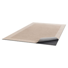 Rug Pad 2.74 x 3.66 m, Non-slip Carpet Area Pad, Rug Mat Padding with Dual Surface Felt Cushion & Rubber Gripper, Hardwood Floor Protection for All Floors, Finishes, Keeps Carpets in Place