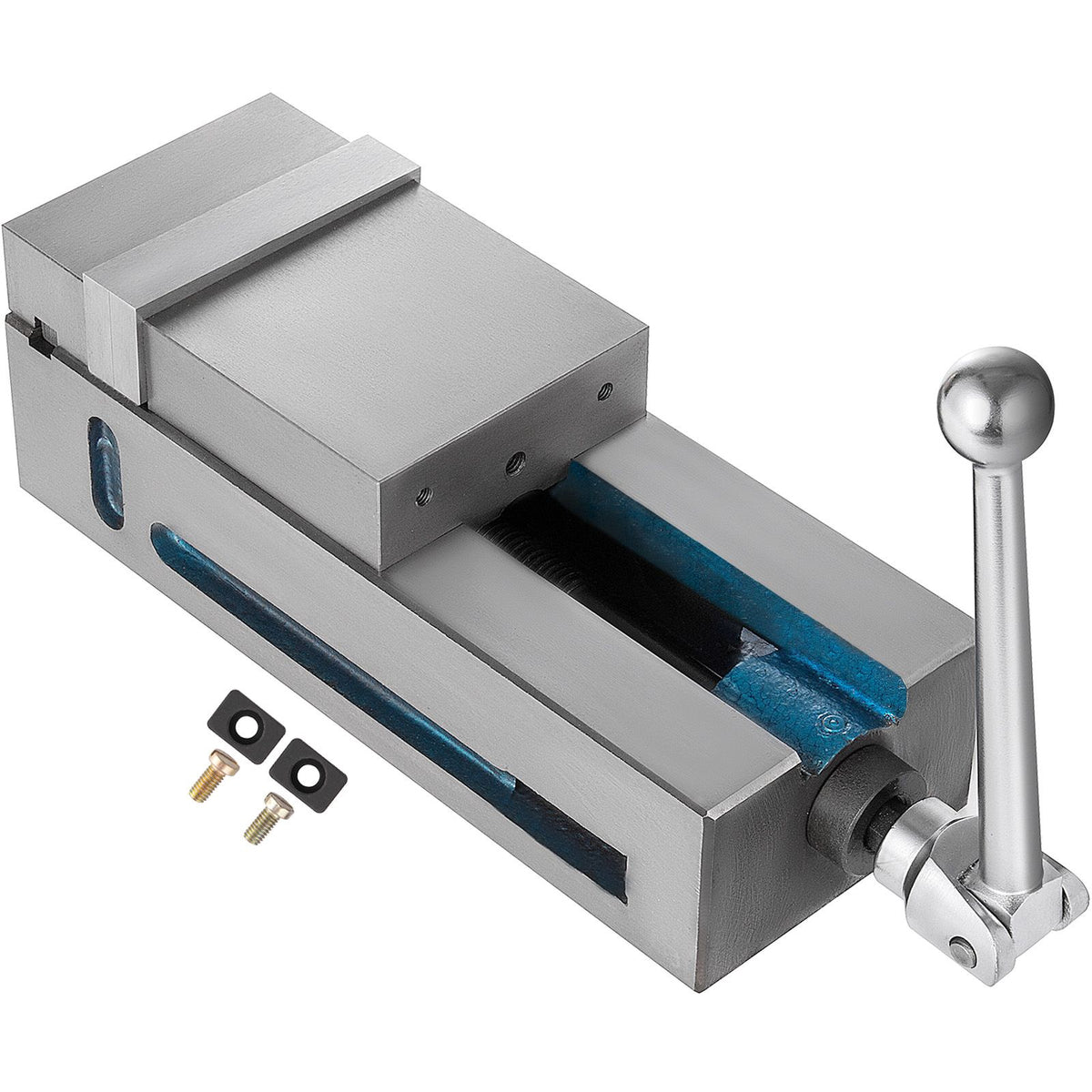 Milling Vice 4"/100mm,Bench Clamp Vice Nodular Cast Iron Material,Clamping Vice Clamping Force 19KN Max, Milling Machine Vice