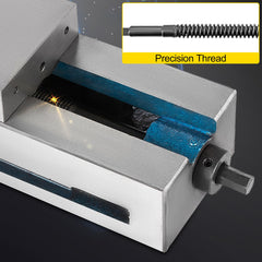 Milling Vice 4"/100mm,Bench Clamp Vice Nodular Cast Iron Material,Clamping Vice Clamping Force 19KN Max, Milling Machine Vice