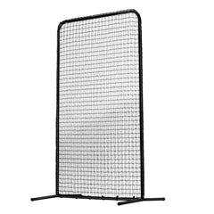 I Screen Baseball for Batting Cage, 7x4 ft Baseball Softball Safety Screen, Body Protector Portable Batting Screen with Carry Bag & Ground Stakes, Heavy Duty Pitching Net for Pitchers Protection