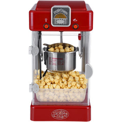 Popcorn Popper Machine Tabletop Popcorn Maker 300W 2.5 Oz Red