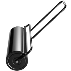 Lawn Roller, 17 Gallon 36 Inch Sand/Water Filled Yard Roller, Steel Sod Roller with Easy-turn Plug and U-Shaped Ergonomic Handle for Convenient Push and Pull, for Lawn, Garden, Farm, Park, Black