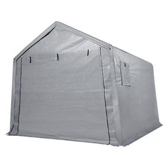 Protable Stotage Shelter Garage Stotage Shed 7 x 12 x 7.36ft & Zipper Door