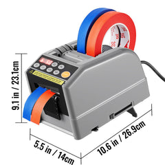 Automatic Tape Dispenser, Self-Adhesive Electric Tape Cutter, 25 W Packaging Machine, Tape Cutter, 6-60 mm Tape Width, Electric Tape Cutter Packaging Machine
