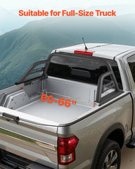 Truck Bed Roll Bar Universal Chase Rack for Full-Size Pickup Carbon Steel