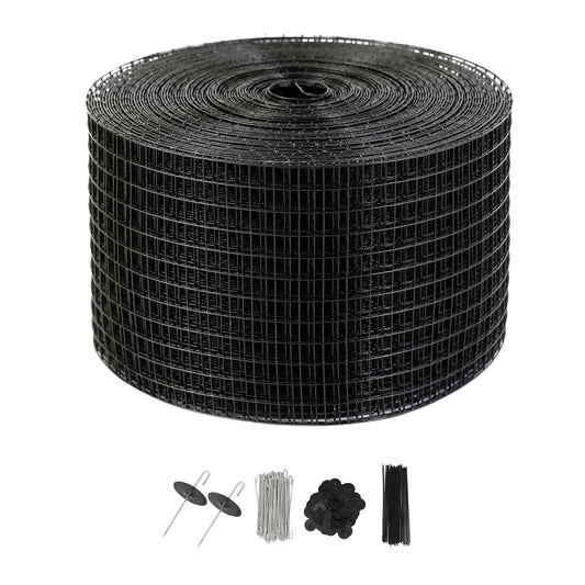 8in x 100ft Solar Panel Bird Guard Critter Guard Roll Kit 70pcs Fasteners