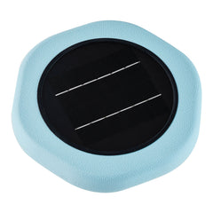 Solar Pool Ionizer, Hexagon Copper Pool Ionizer Up to 170343 L, Floating Automatic Water Cleaner and Purifier, Chlorine Free Water, with Copper Anode, Spring, Brush and Filter for Pools & Spas