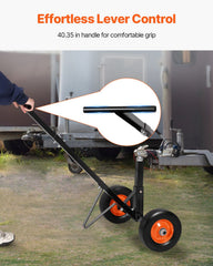 Trailer Dolly, 1000lbs Tongue Weight Capacity, Carbon Steel Trailer Mover with 2 inch Ball, 14 inch Pneumatic Tires, Portable Tow Dolly for Moving RV Trailer