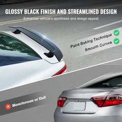 Universal Rear Spoiler 46.3'' GT Style Trunk Wing for Sedans and Coupes