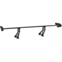 GT Wing Car Spoiler, 43.3 inch Universal Spoiler with Single Deck, Adjustable Lightweight Aluminum, Car Rear Spoiler Wing, Racing Spoiler BGW/JDM Drift Black