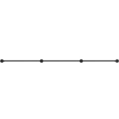 Pipe Stair Handrail, 11FT Staircase Handrail, 440LBS Load Capacity Carbon Steel Pipe Handrail, Industrial Pipe Handrail with Wall Mount Support, Round Corner Wall Handrailing for Indoor, Outdoor