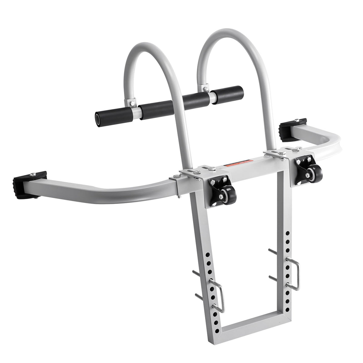 Ladder Stabilizer, 2 in 1 Extension Wall Ladder Standoff Hook, Roof Ridge Ladder Accessories Both Horizontally and Vertically, Heavy-duty Steel Rubber Grip T-Bar, Quick Access to Steep Roofs