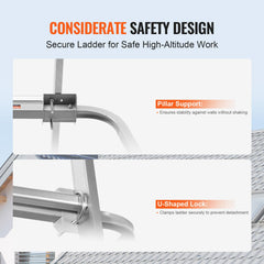 Ladder Stabilizer Extension Ladder Standoff Heavy Duty Wing Span