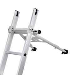Ladder Stabilizer, Adjustable Feet Extension Ladder Standoff, Heavy Duty Wall Ladder Accessories for Roof Gutter, Easy to Use & Wide Adaptability & Anti-slip Rubber Feet, 330 lbs Weight Rating