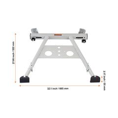 Ladder Stabilizer, Adjustable Feet Extension Ladder Standoff, Heavy Duty Wall Ladder Accessories for Roof Gutter, Easy to Use & Wide Adaptability & Anti-slip Rubber Feet, 330 lbs Weight Rating