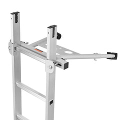Ladder Stabilizer, Adjustable Feet Extension Ladder Standoff, Heavy Duty Wall Ladder Accessories for Roof Gutter, Easy to Use & Wide Adaptability & Anti-slip Rubber Feet, 330 lbs Weight Rating