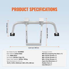 Ladder Stabilizer with Wing Span Heavy Duty Steel Roof Hook Stabilizer