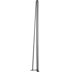 Hairpin Table Legs 34 inch Black Set of 4 Desk Legs Each 220lbs Capacity Hairpin Desk Legs 3 Rods for Bench Desk Dining End Table Chairs Carbon Steel DIY Table Legs Heavy Duty Furniture Legs