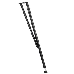 Hairpin Table Legs Metal Coffee Table Legs Desk 28" Height 3-Rod Set of 4